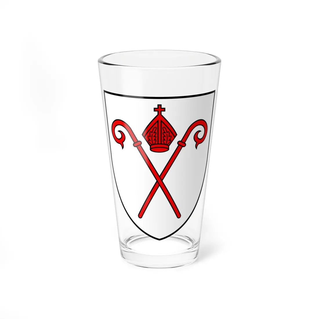 CHE Naters COA 1989 (Switzerland) (Coat of Arms) Pint Glass 16oz 16oz - Go Mug Yourself