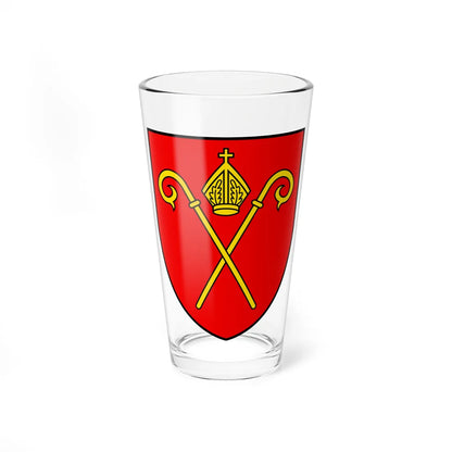 CHE Naters COA (Switzerland) (Coat of Arms) Pint Glass 16oz 16oz - Go Mug Yourself