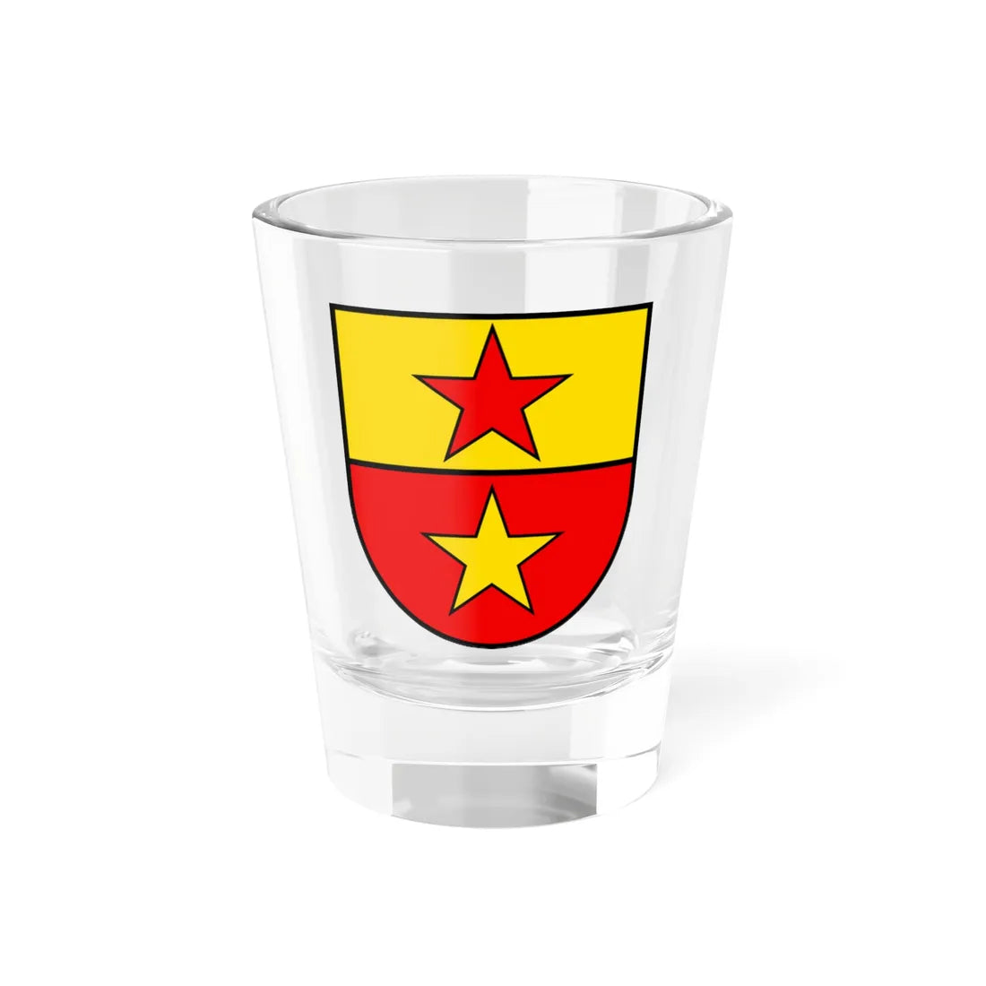 CHE Neuenhof alt COA (Switzerland) (Coat of Arms) Shot Glass 1.5oz 1.5oz - Go Mug Yourself