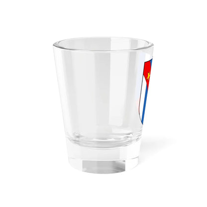 CHE Nuvilly COA (Switzerland) (Coat of Arms) Shot Glass 1.5oz - Go Mug Yourself