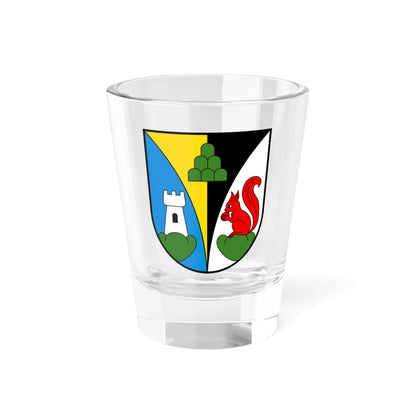 CHE Oberdorf NW COA (Switzerland) (Coat of Arms) Shot Glass 1.5oz 1.5oz - Go Mug Yourself