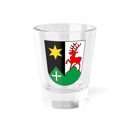 CHE Oberegg COA (Switzerland) (Coat of Arms) Shot Glass 1.5oz 1.5oz - Go Mug Yourself