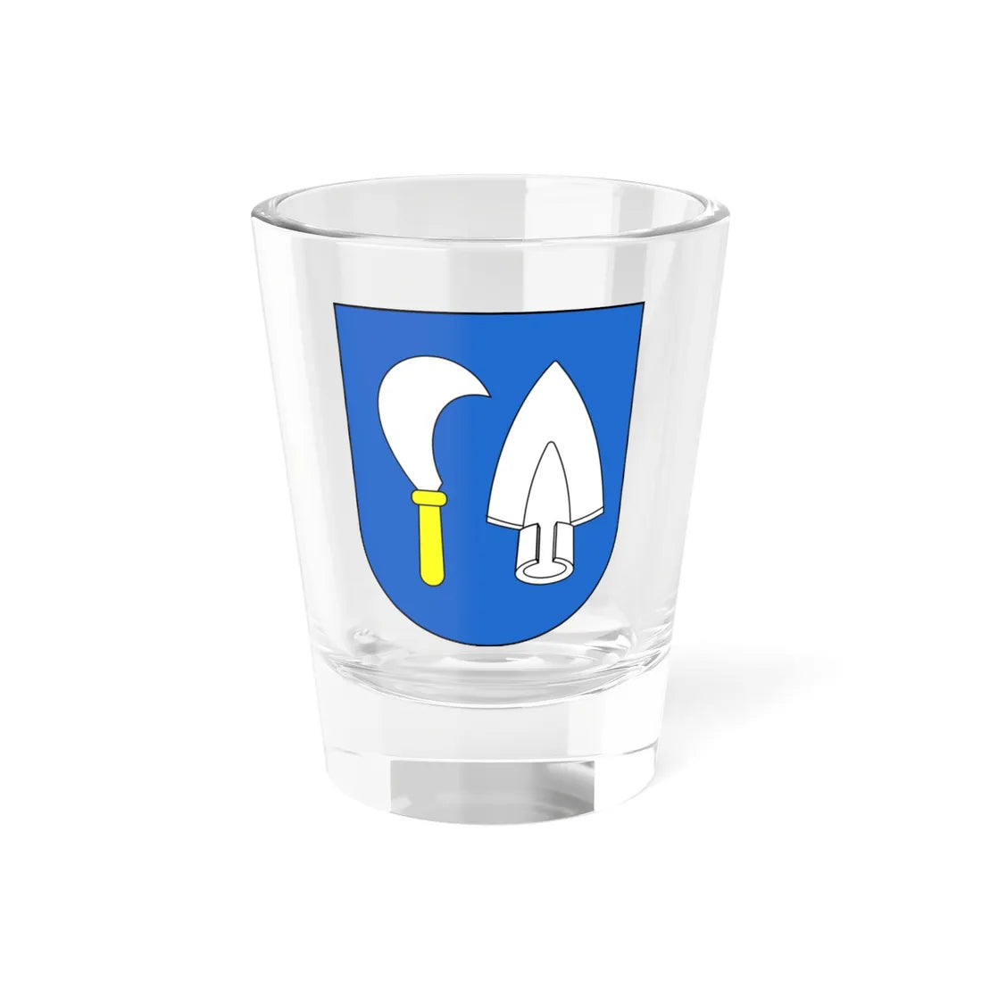 CHE Oberengstringen COA (Switzerland) (Coat of Arms) Shot Glass 1.5oz 1.5oz - Go Mug Yourself