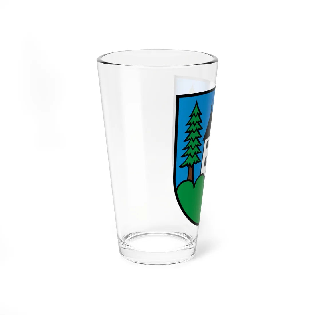 CHE Oberhof COA (Switzerland) (Coat of Arms) Pint Glass 16oz - Go Mug Yourself