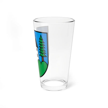 CHE Oberhof COA (Switzerland) (Coat of Arms) Pint Glass 16oz - Go Mug Yourself