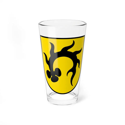 CHE Oberrüti COA (Switzerland) (Coat of Arms) Pint Glass 16oz 16oz - Go Mug Yourself