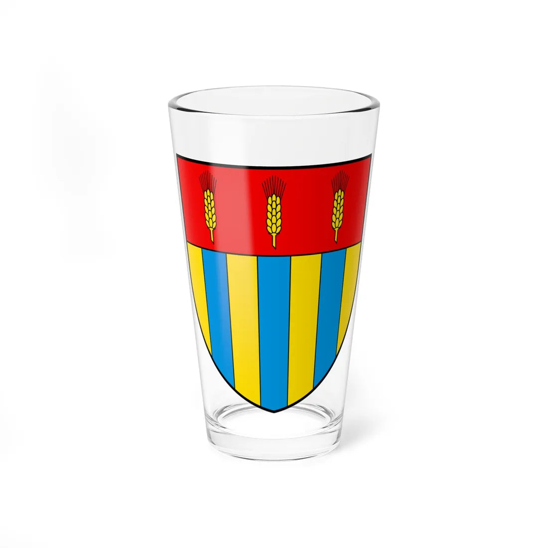 CHE Perly-Certoux COA (Switzerland) (Coat of Arms) Pint Glass 16oz 16oz - Go Mug Yourself