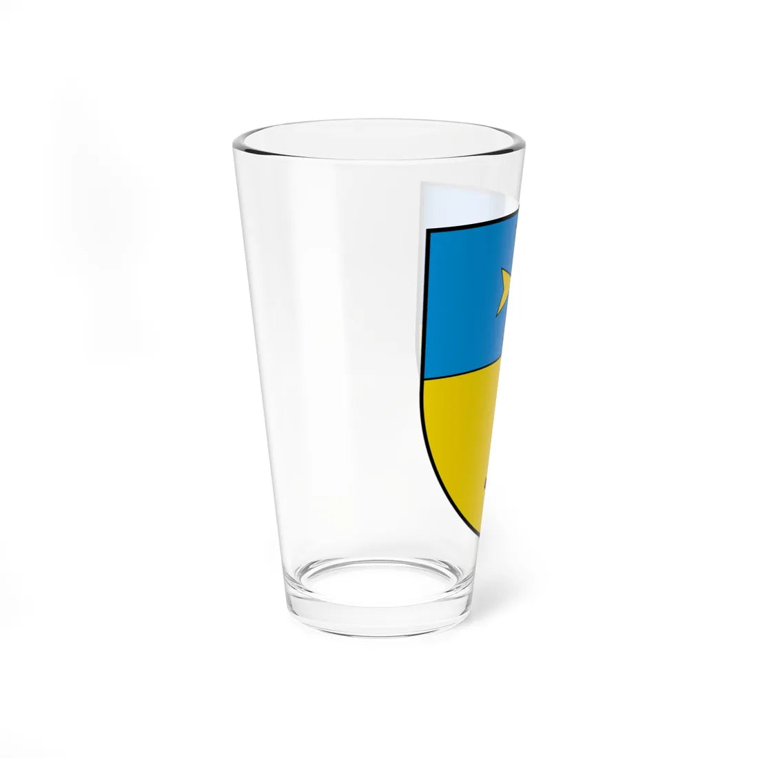 CHE Plan-les-Ouates COA (Switzerland) (Coat of Arms) Pint Glass 16oz - Go Mug Yourself