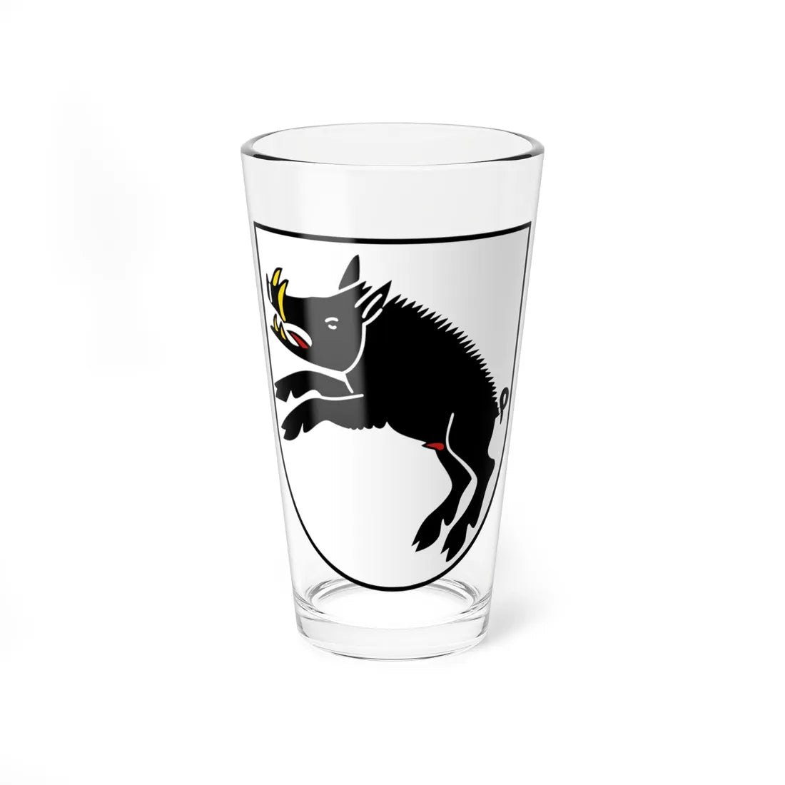 CHE Porrentruy COA (Switzerland) (Coat of Arms) Pint Glass 16oz - Go Mug Yourself