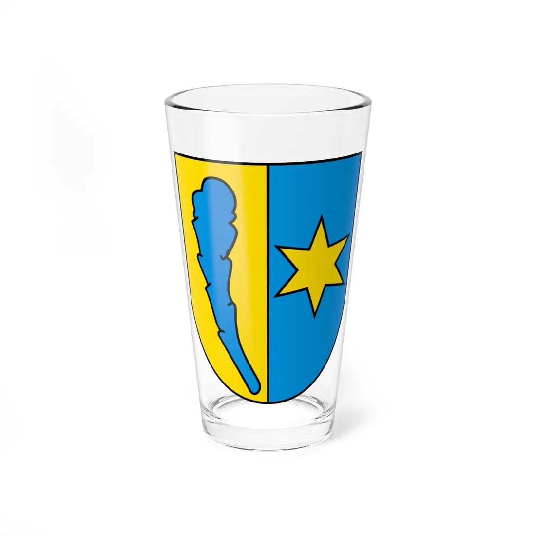 CHE Praden COA (Switzerland) (Coat of Arms) Pint Glass 16oz 16oz - Go Mug Yourself