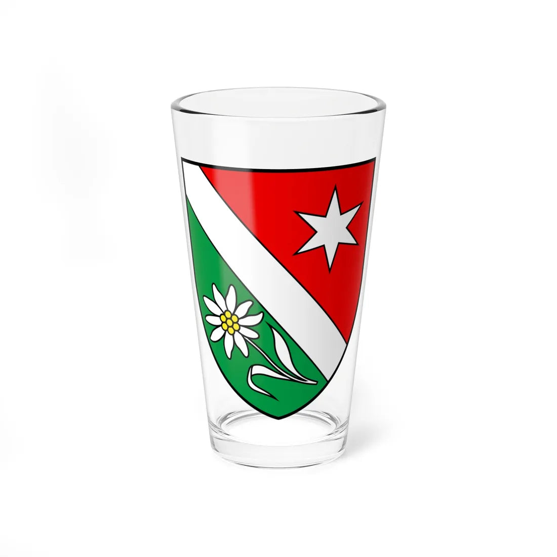 CHE Randa COA (Switzerland) (Coat of Arms) Pint Glass 16oz 16oz - Go Mug Yourself