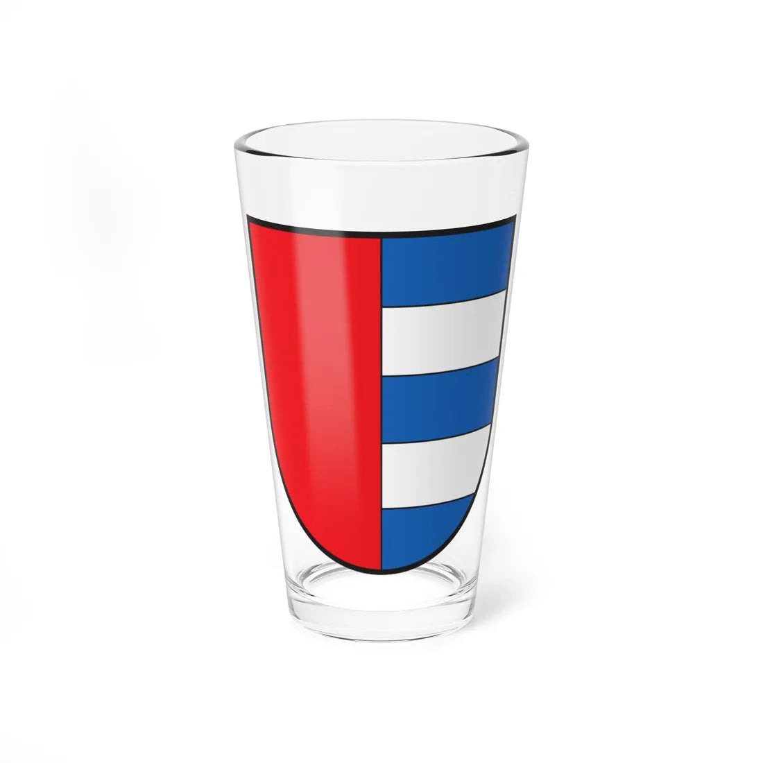 CHE Rhäzüns COA (Switzerland) (Coat of Arms) Pint Glass 16oz 16oz - Go Mug Yourself