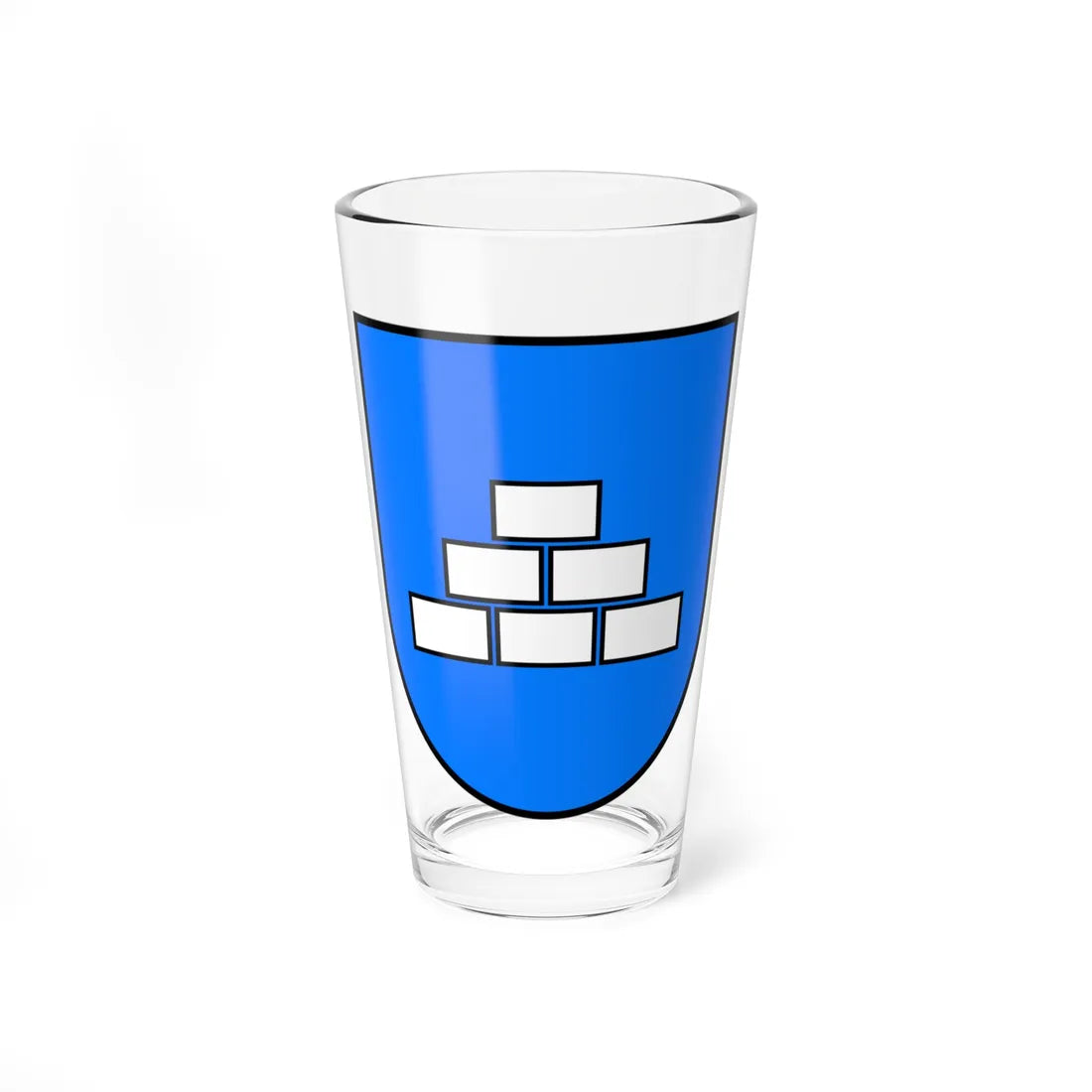 CHE Riehen COA (Switzerland) (Coat of Arms) Pint Glass 16oz 16oz - Go Mug Yourself