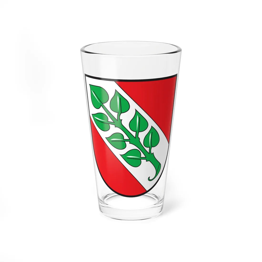 CHE Rossa COA (Switzerland) (Coat of Arms) Pint Glass 16oz 16oz - Go Mug Yourself