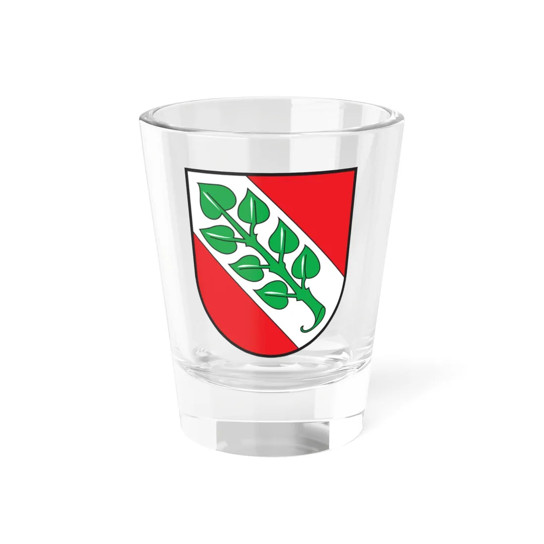 CHE Rossa COA (Switzerland) (Coat of Arms) Shot Glass 1.5oz 1.5oz - Go Mug Yourself