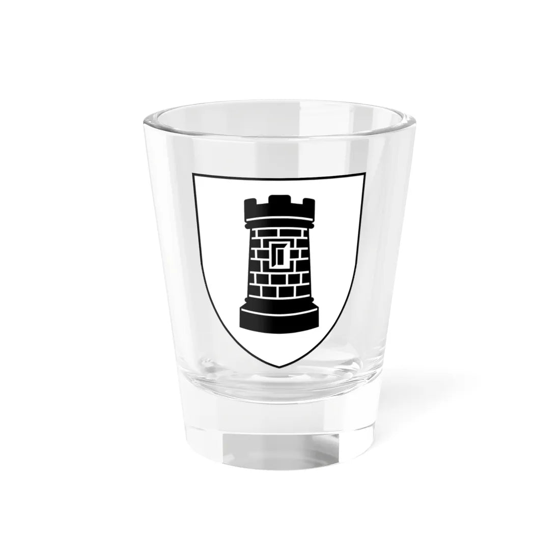 CHE Saillon COA (Switzerland) (Coat of Arms) Shot Glass 1.5oz 1.5oz - Go Mug Yourself