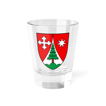 CHE Salvan COA (Switzerland) (Coat of Arms) Shot Glass 1.5oz 1.5oz - Go Mug Yourself