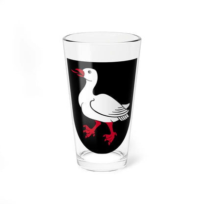 CHE Sargans COA (Switzerland) (Coat of Arms) Pint Glass 16oz 16oz - Go Mug Yourself