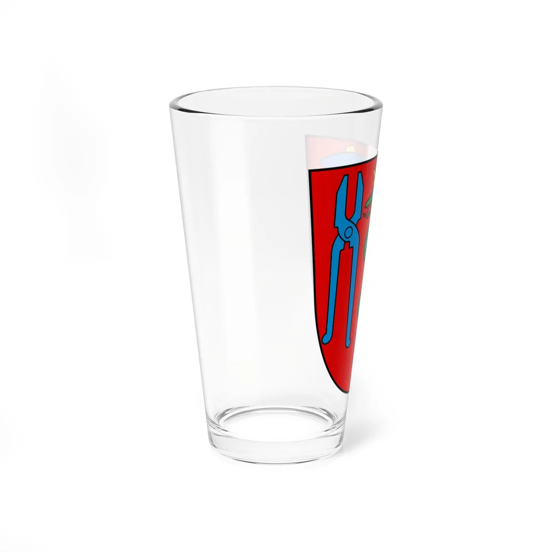 CHE Schmitten FR COA (Switzerland) (Coat of Arms) Pint Glass 16oz - Go Mug Yourself