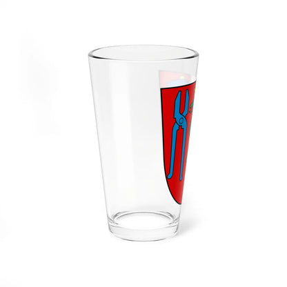 CHE Schmitten FR COA (Switzerland) (Coat of Arms) Pint Glass 16oz - Go Mug Yourself
