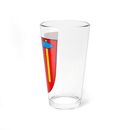 CHE Schmitten FR COA (Switzerland) (Coat of Arms) Pint Glass 16oz - Go Mug Yourself