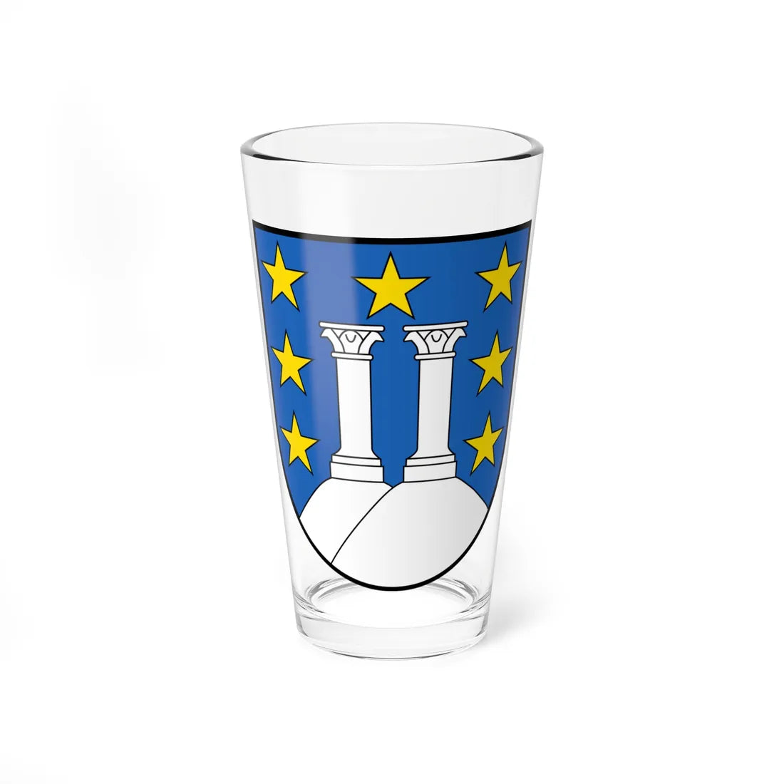 CHE Semsales COA (Switzerland) (Coat of Arms) Pint Glass 16oz - Go Mug Yourself