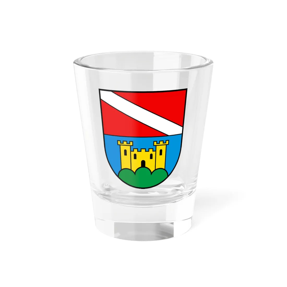 CHE Stabio TI COA (Switzerland) (Coat of Arms) Shot Glass 1.5oz 1.5oz - Go Mug Yourself