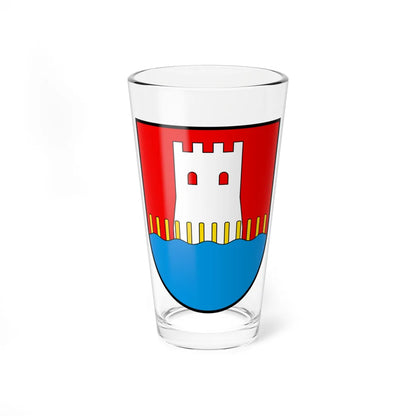 CHE Stansstad COA (Switzerland) (Coat of Arms) Pint Glass 16oz 16oz - Go Mug Yourself