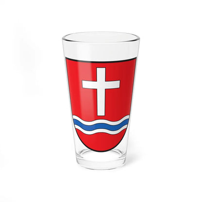 CHE Sufers COA (Switzerland) (Coat of Arms) Pint Glass 16oz 16oz - Go Mug Yourself