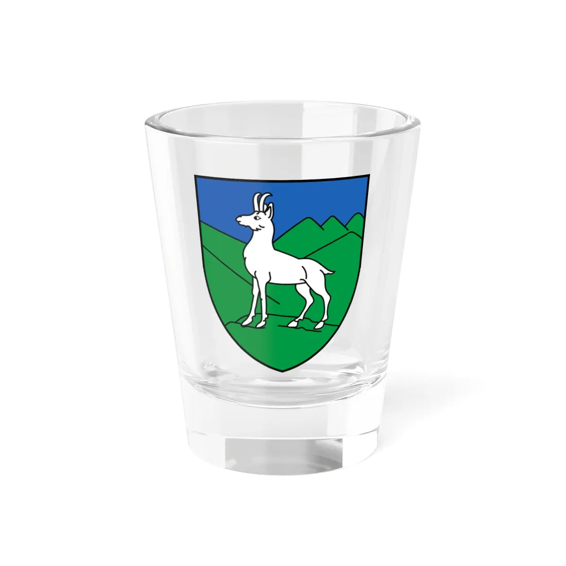CHE Trient COA (Switzerland) (Coat of Arms) Shot Glass 1.5oz 1.5oz - Go Mug Yourself