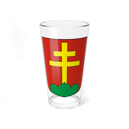 CHE Unterbäch COA (Switzerland) (Coat of Arms) Pint Glass 16oz 16oz - Go Mug Yourself
