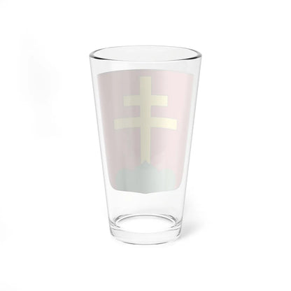 CHE Unterbäch COA (Switzerland) (Coat of Arms) Pint Glass 16oz - Go Mug Yourself