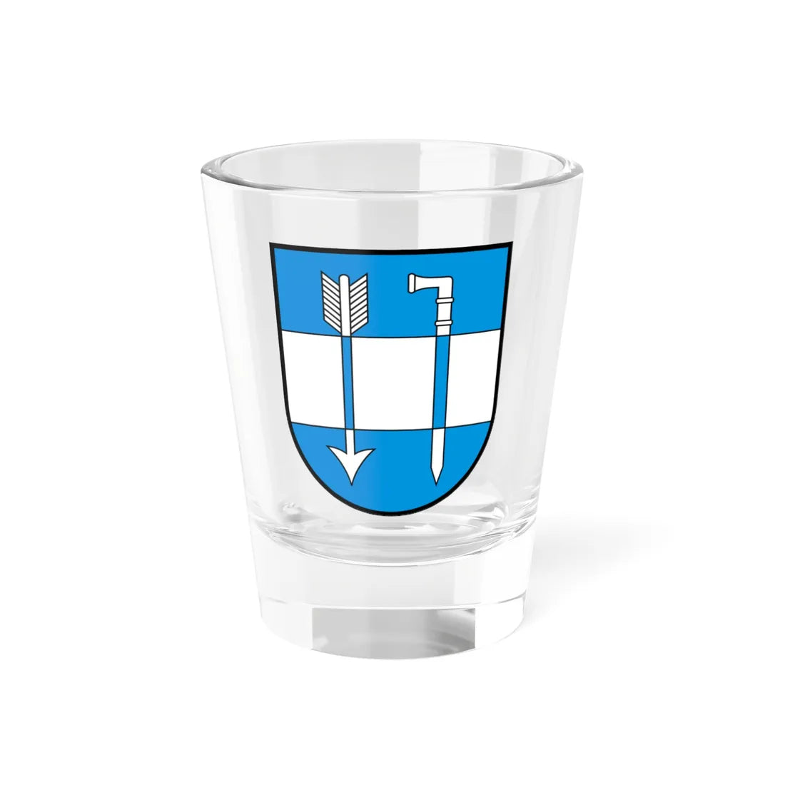 CHE Vernate COA (Switzerland) (Coat of Arms) Shot Glass 1.5oz 1.5oz - Go Mug Yourself