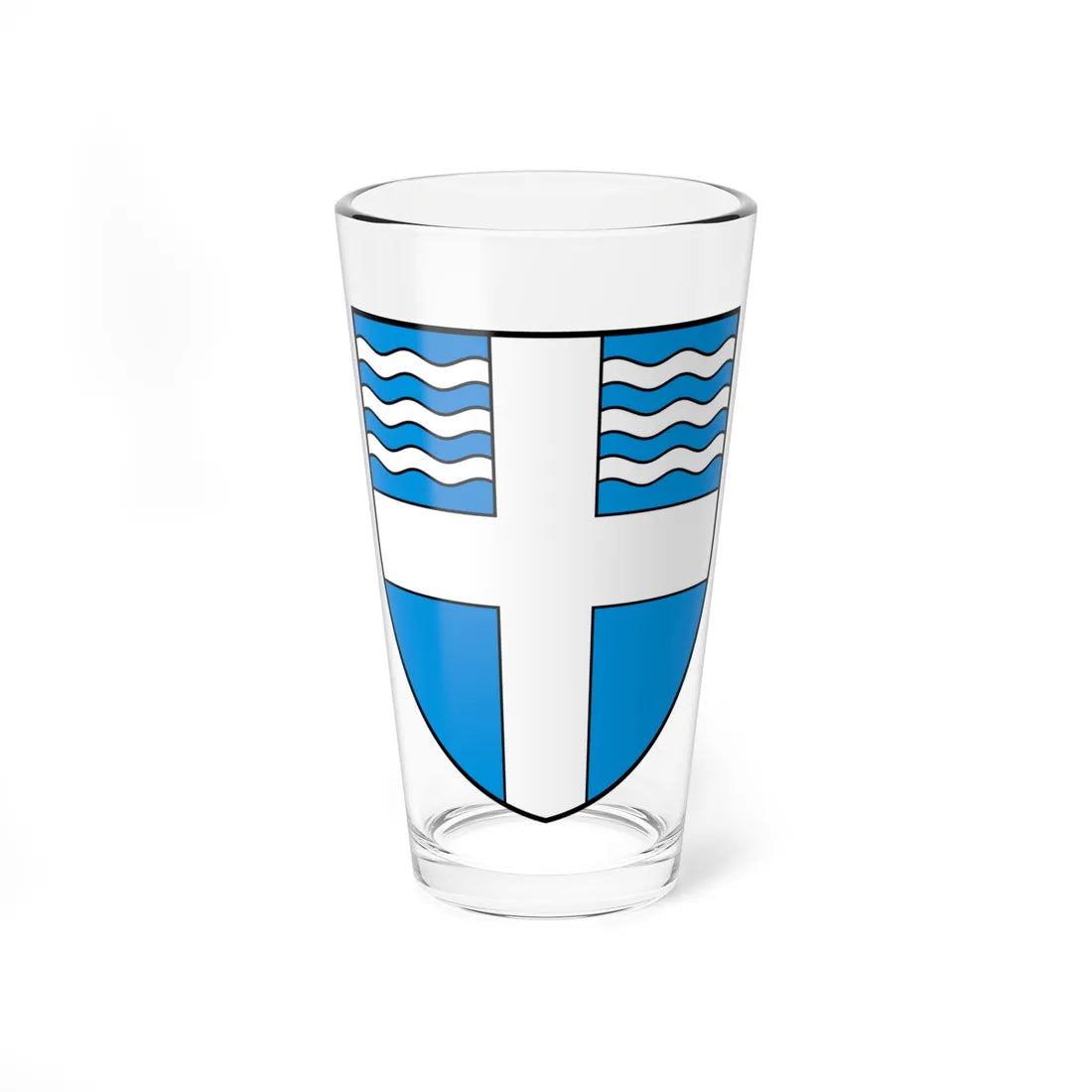 CHE Versoix COA (Switzerland) (Coat of Arms) Pint Glass 16oz 16oz - Go Mug Yourself