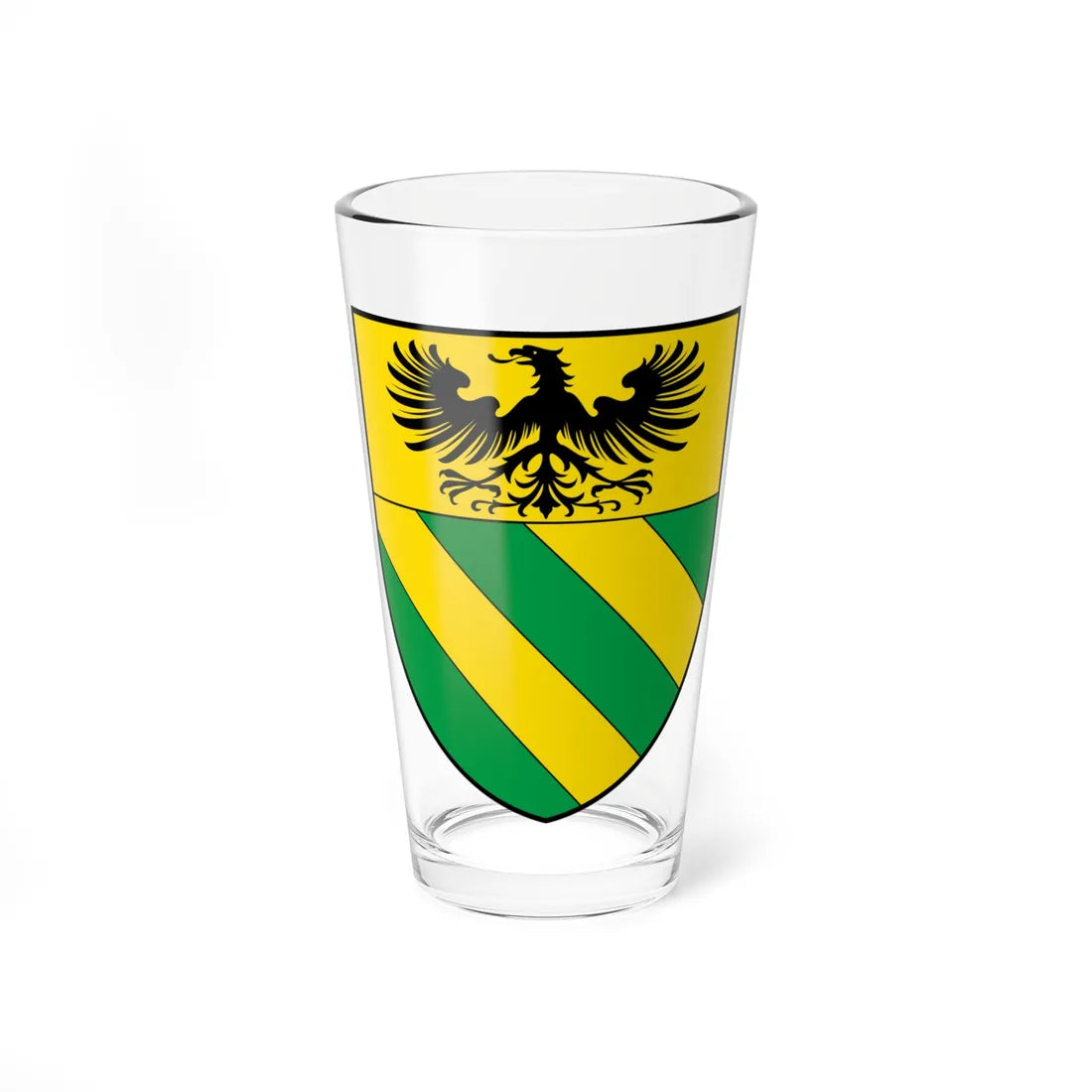 CHE Veyrier COA (Switzerland) (Coat of Arms) Pint Glass 16oz 16oz - Go Mug Yourself