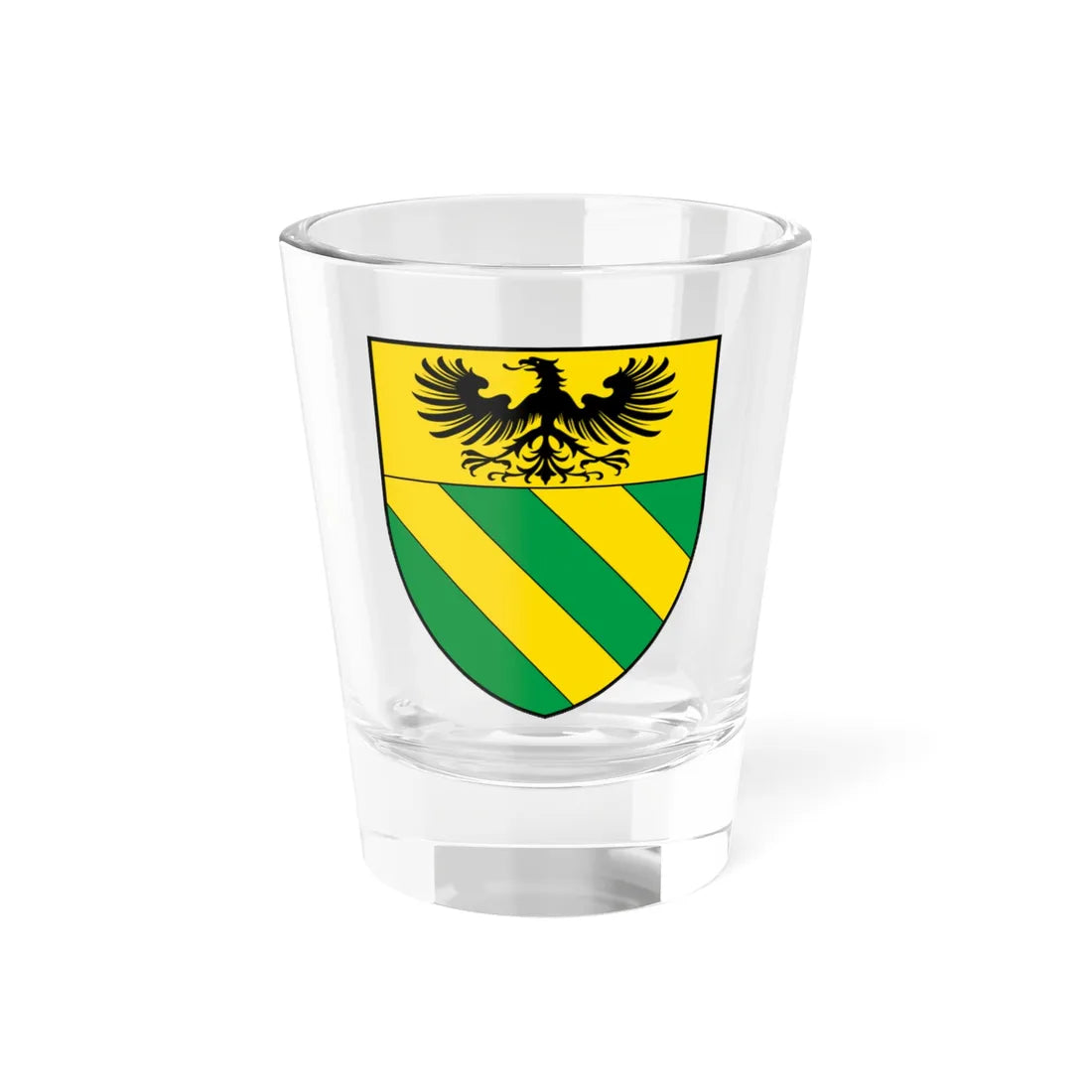 CHE Veyrier COA (Switzerland) (Coat of Arms) Shot Glass 1.5oz 1.5oz - Go Mug Yourself