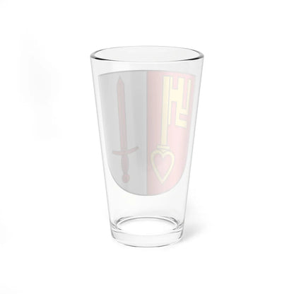 CHE Vorderthal COA (Switzerland) (Coat of Arms) Pint Glass 16oz - Go Mug Yourself