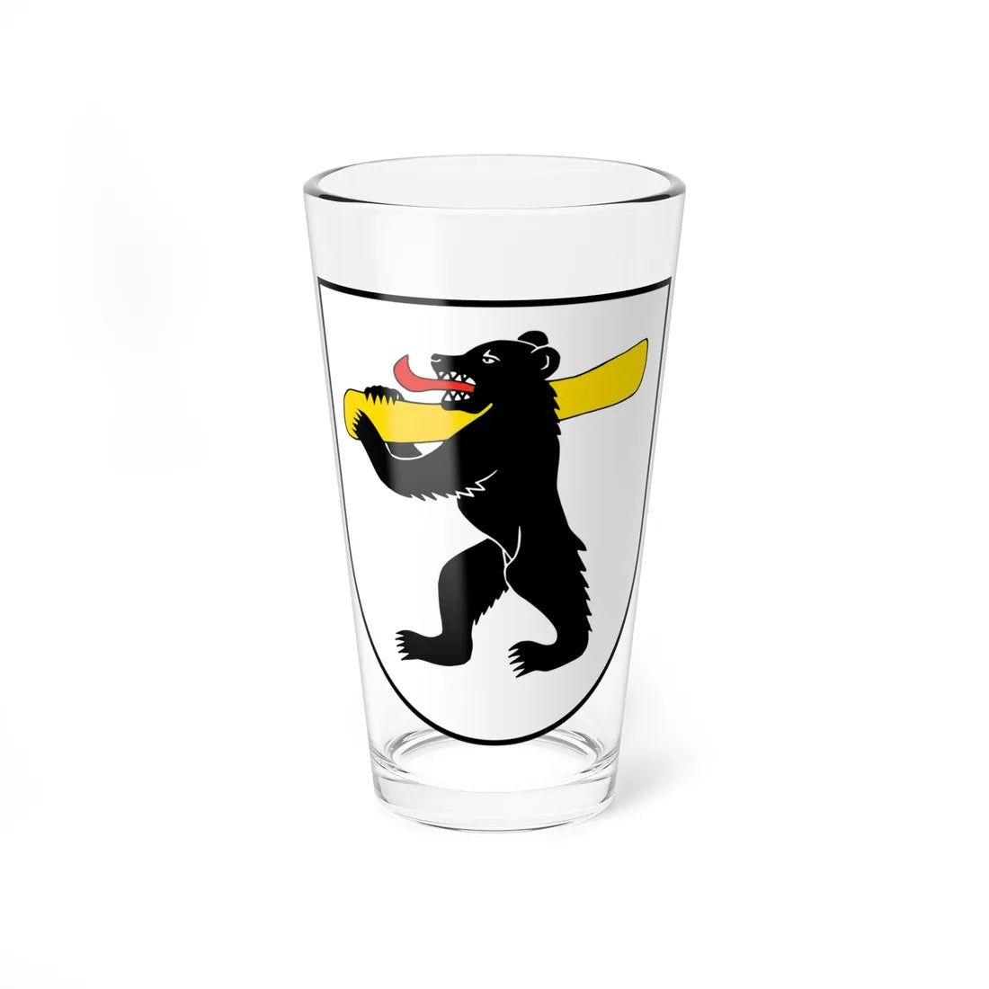CHE Wassen COA (Switzerland) (Coat of Arms) Pint Glass 16oz 16oz - Go Mug Yourself