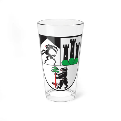 CHE Zernez COA (Switzerland) (Coat of Arms) Pint Glass 16oz 16oz - Go Mug Yourself