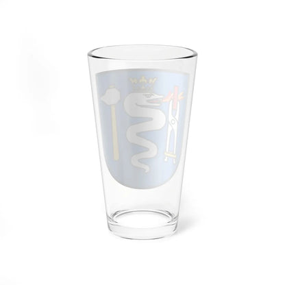 CHE Zunftgesellschaft zu Schmieden COA (Switzerland) (Coat of Arms) Pint Glass 16oz - Go Mug Yourself