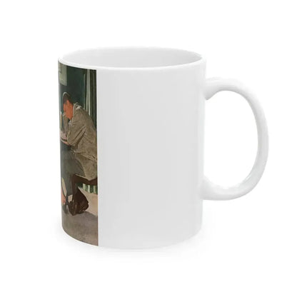 Check! Number 104 in the series 'Home Life in America' - White Coffee Mug - Go Mug Yourself