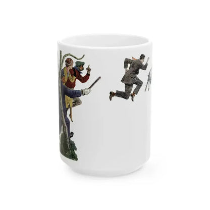 Check Your Goat Sir (1), The American Magazine, April 1936 - White Coffee Mug 15oz - Go Mug Yourself