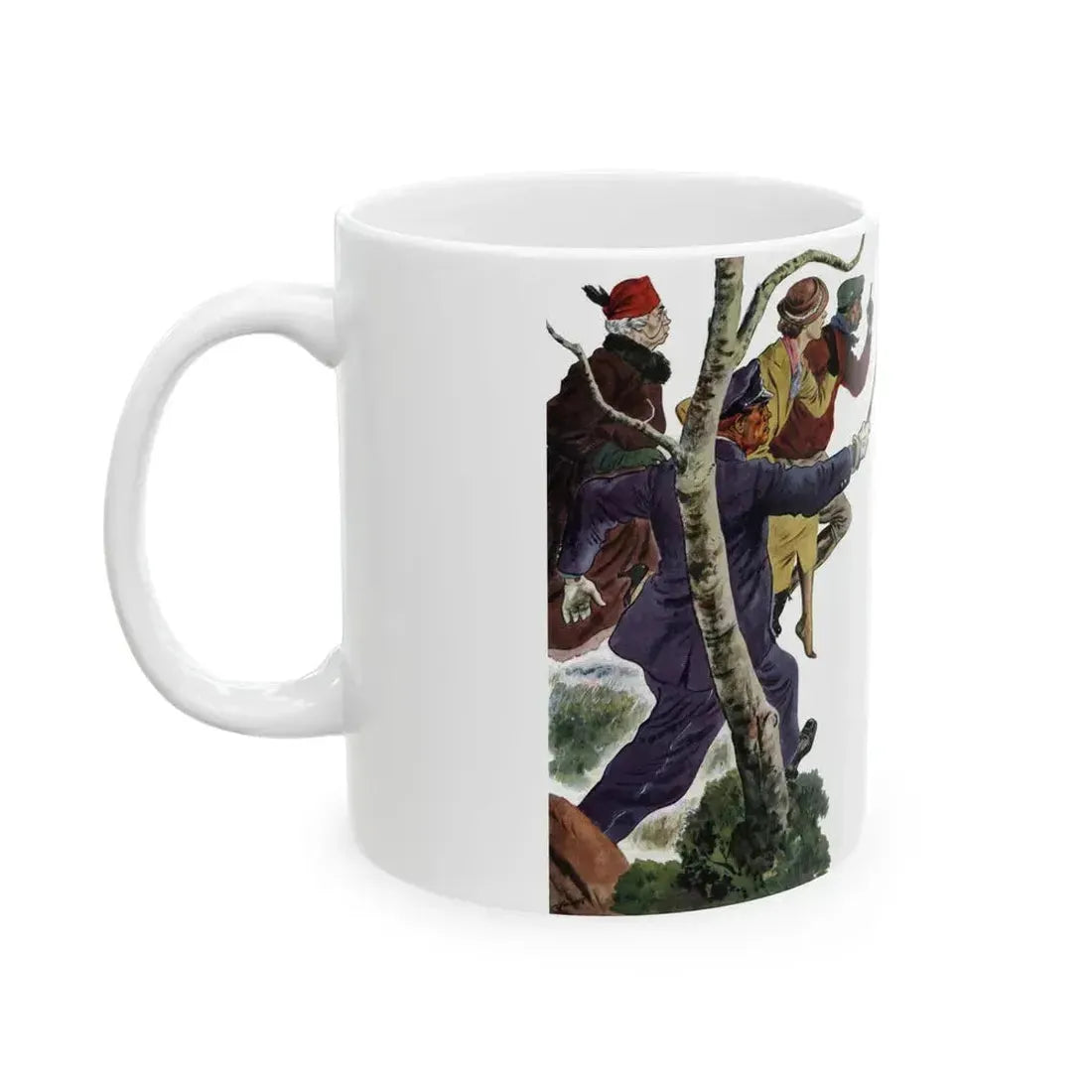 Check Your Goat Sir (1), The American Magazine, April 1936 - White Coffee Mug - Go Mug Yourself