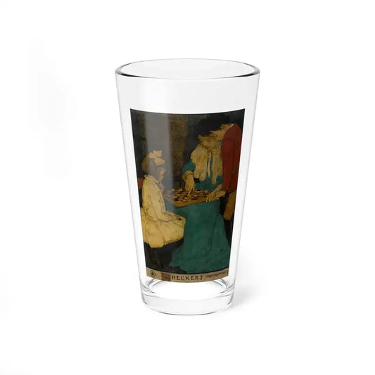 Checkers, Scribner's magazine illustration, December, 1902 (Magazine Illustration) Pint Glass 16oz 16oz - Go Mug Yourself