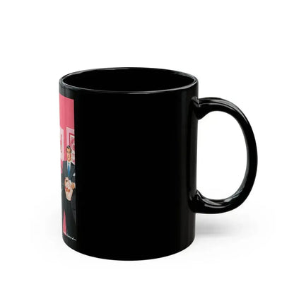 Checking Out the Exhibition, 1947 - Black Coffee Mug - Go Mug Yourself