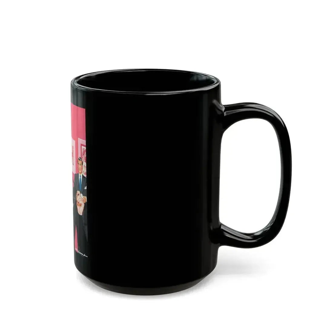 Checking Out the Exhibition, 1947 - Black Coffee Mug - Go Mug Yourself