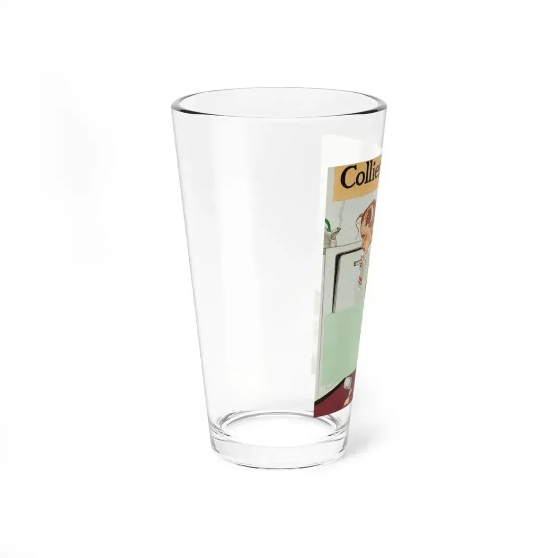 Checking the Oven, Collier's magazine cover, 1941 (Magazine Illustration) Pint Glass 16oz - Go Mug Yourself