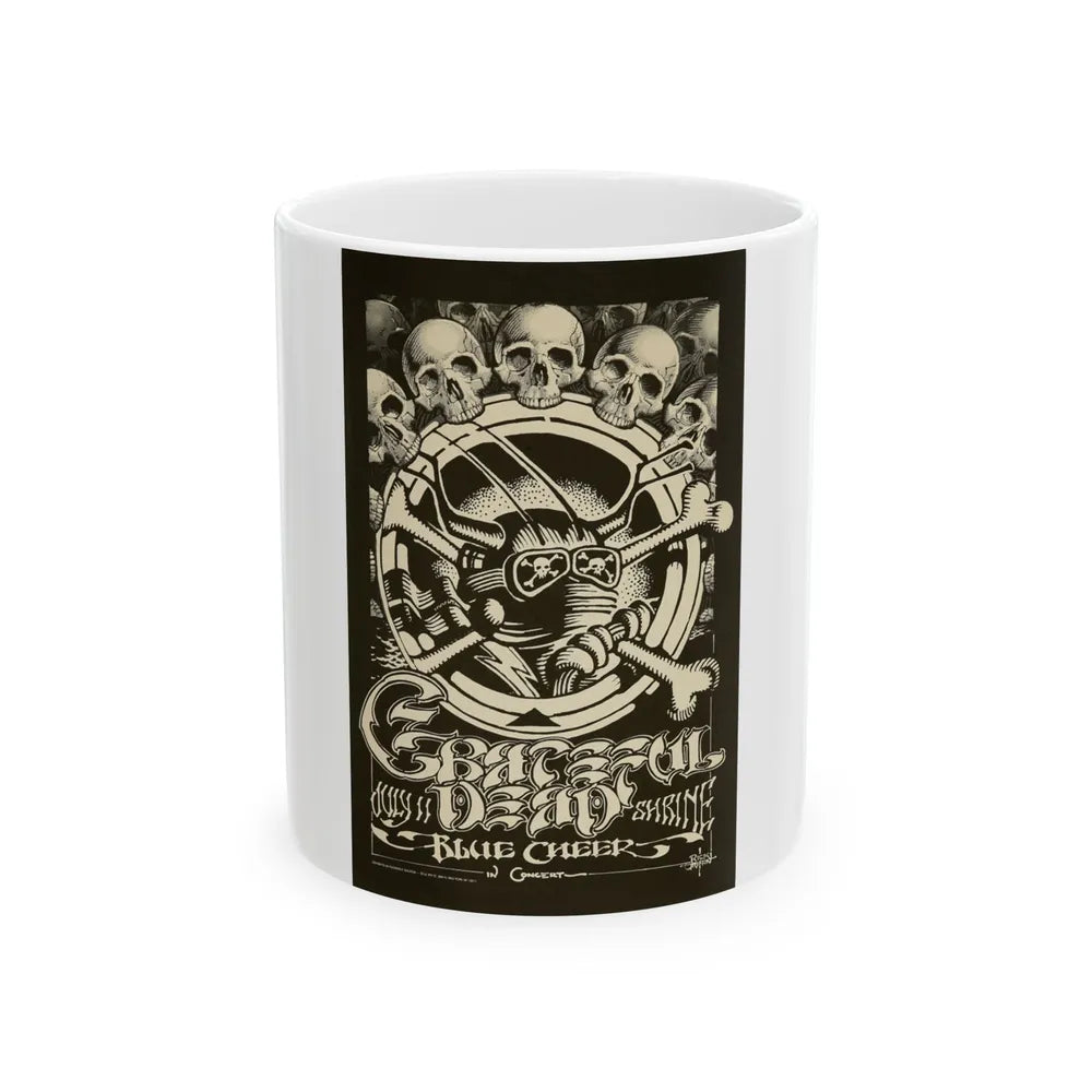 Cheer 1968 (Music Poster) White Coffee Mug-11oz-Go Mug Yourself