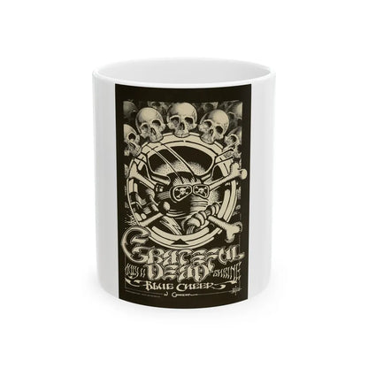 Cheer 1968 (Music Poster) White Coffee Mug-11oz-Go Mug Yourself