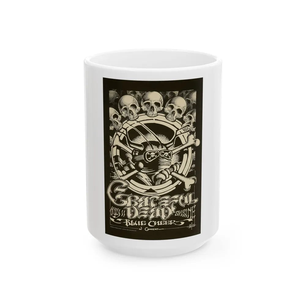 Cheer 1968 (Music Poster) White Coffee Mug-15oz-Go Mug Yourself